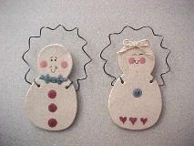 pair of snowmen