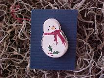 snowman pin