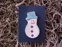 snowman pin