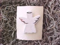 white angel pin